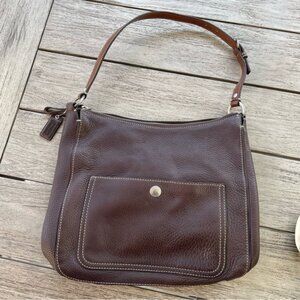 Coach Chelsea Brown Leather Satchel Bag